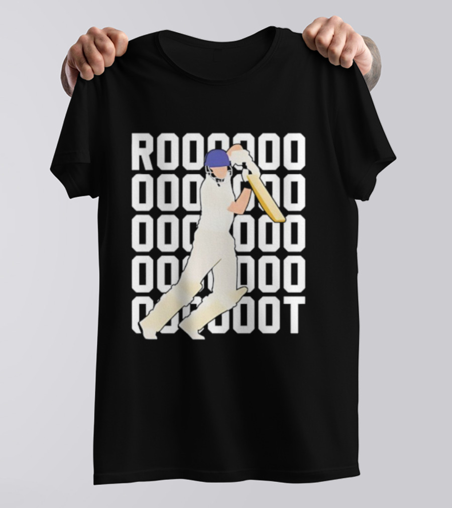 Joe Root Cricket Player ROOOOOT Batting Legend T-Shirt