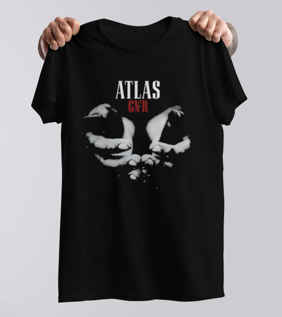 Atlas Guns N Roses Skull Artwork T-Shirt