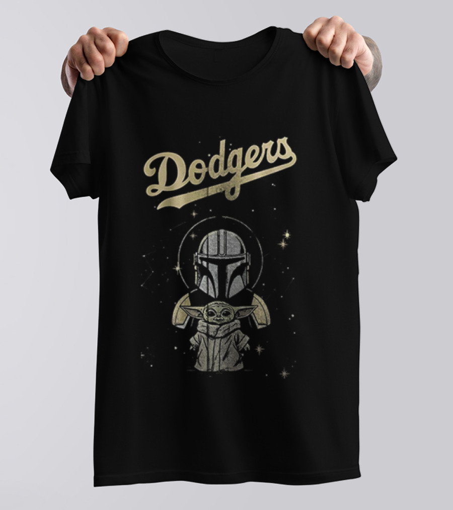 Los Angeles Dodgers Mandalorian Grogu This Is The Way T-Shirt