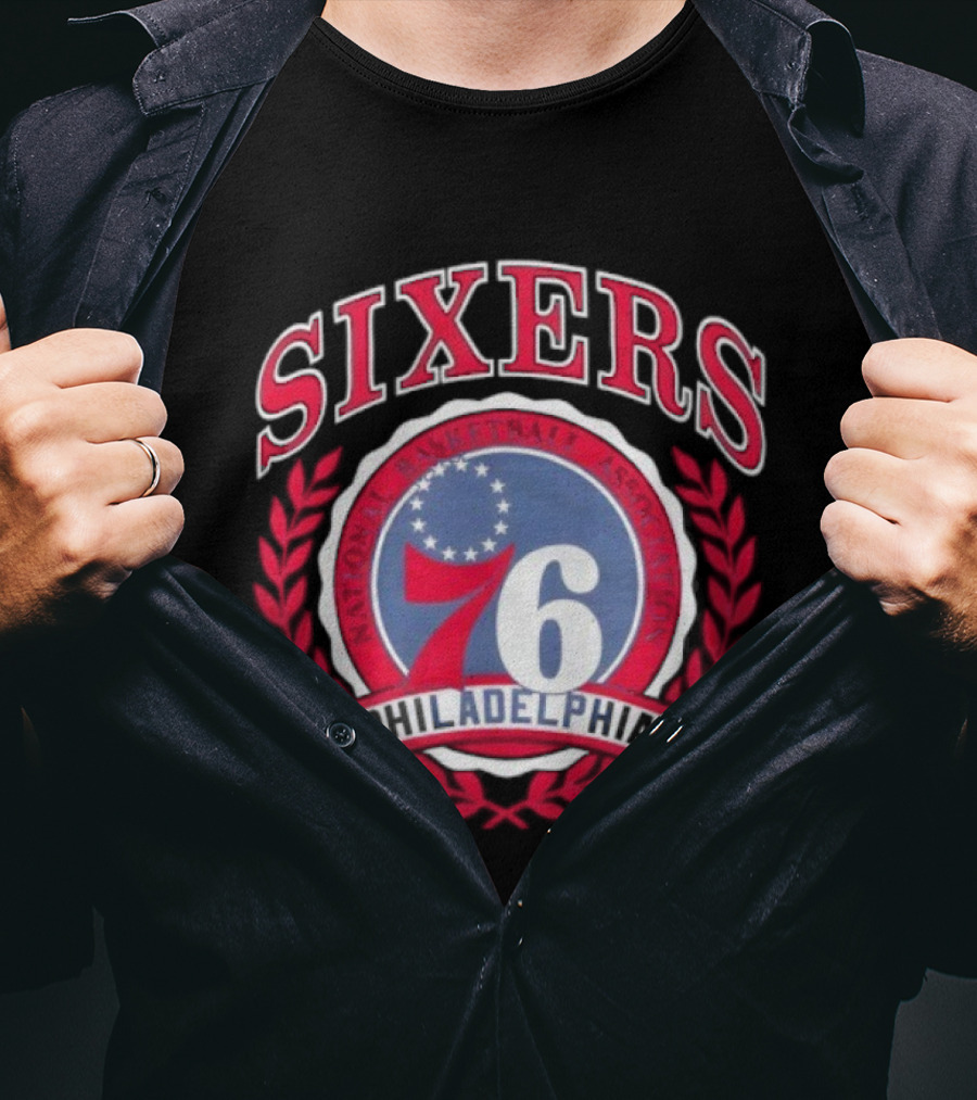 Sixers Philadelphia 76ers National Basketball Association T-Shirt