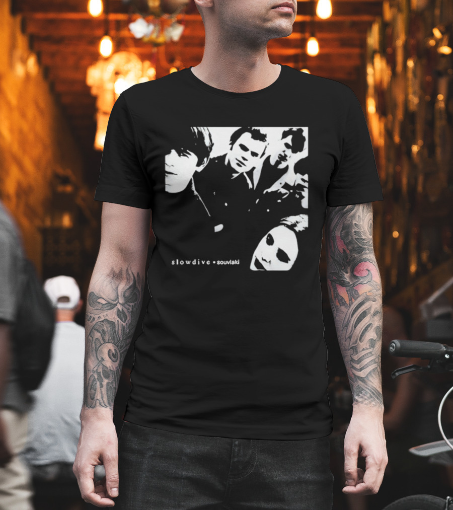Slowdive Souvlaki Neil Halstead Rachel Goswell Nick Chaplin Christian Savill Simon Scott Band T-Shirt