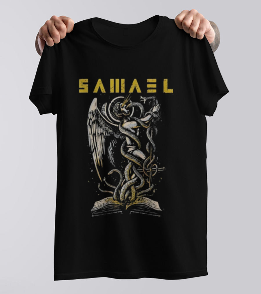 Samael Serpent Garden Of Eden Winged Serpent Imagery T-Shirt