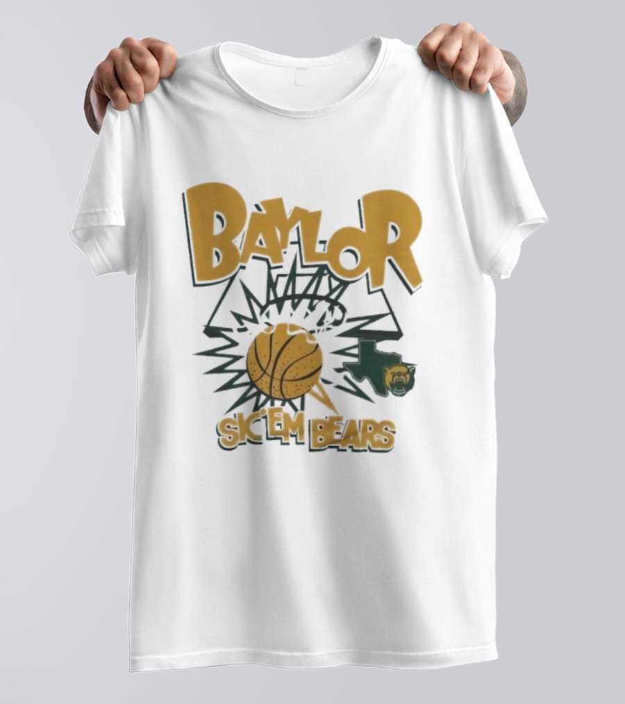 Baylor Basketball Sic ’em Bears Slam Dunk T-Shirt