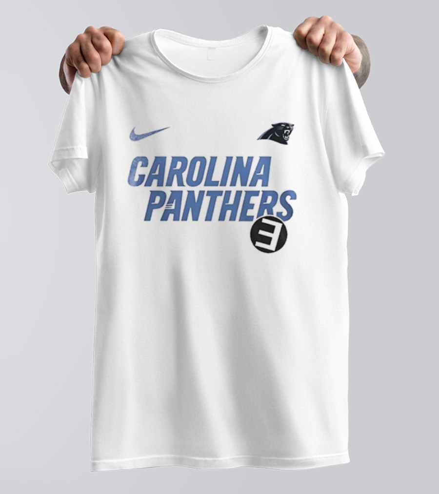 Nike Carolina Panthers Eminem Collaboration T-Shirt