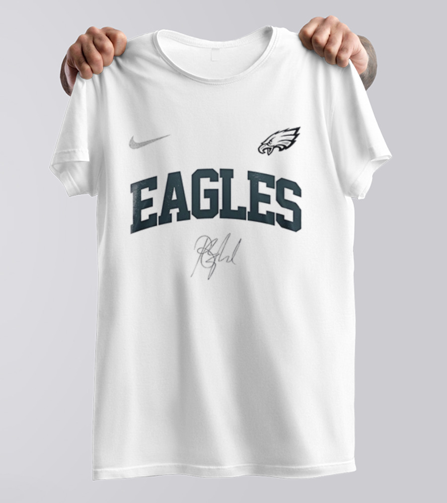 Philadelphia Eagles Barry Manilow Once Before I Go Signature T-Shirt