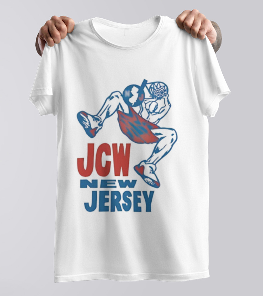 JCW Juggalo Championship Wrestling New Jersey Vintage Basketball Aesthetic T-Shirt