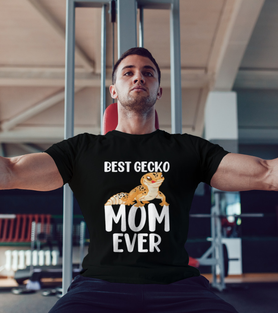 Best Gecko Mom Ever Cute Leopard Lizard Reptile Lover T-Shirt