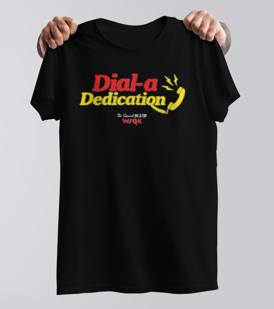 Dial-a-Dedication WSQK The Squawk Stranger Things Retro Theme T-Shirt