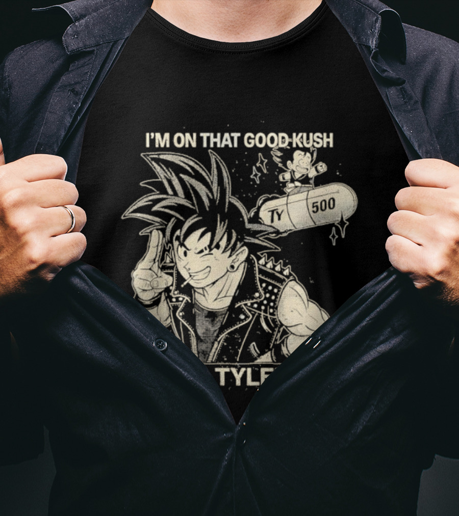 Dragon Ball I'm On That Good Kush And Tylenol 500 Medica Fusion T-Shirt
