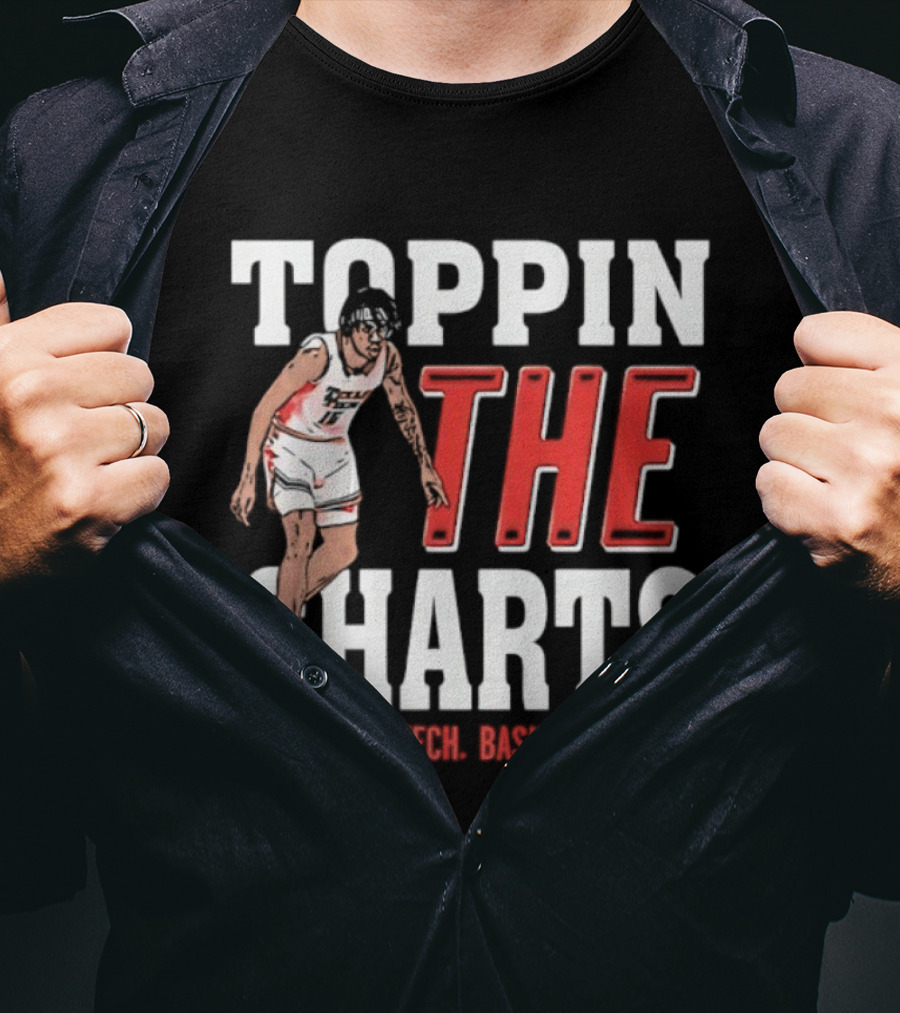 Toppin The Charts Texas Tech Red Raiders Basketball T-Shirt