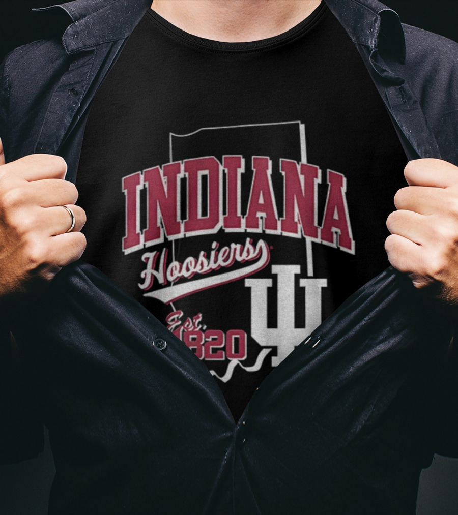 Indiana Hoosiers Est 1820 Big Ten Football Championship T-Shirt