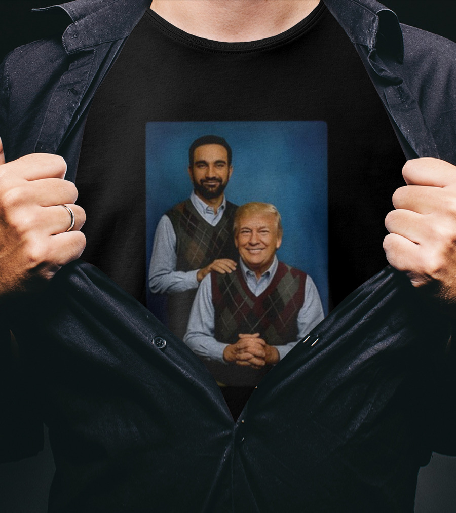 Zohran Mamdani Donald Trump Step Brothers Vintage Style T-Shirt