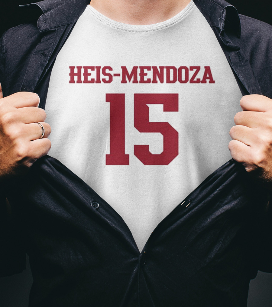 HEIS-MENDOZA 15 Team Spirit Number Jersey T-Shirt