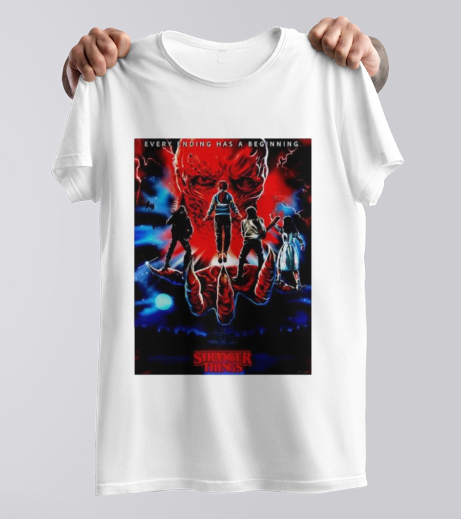 Stranger Things Every Ending Has A Beginning Halloween T-Shirt