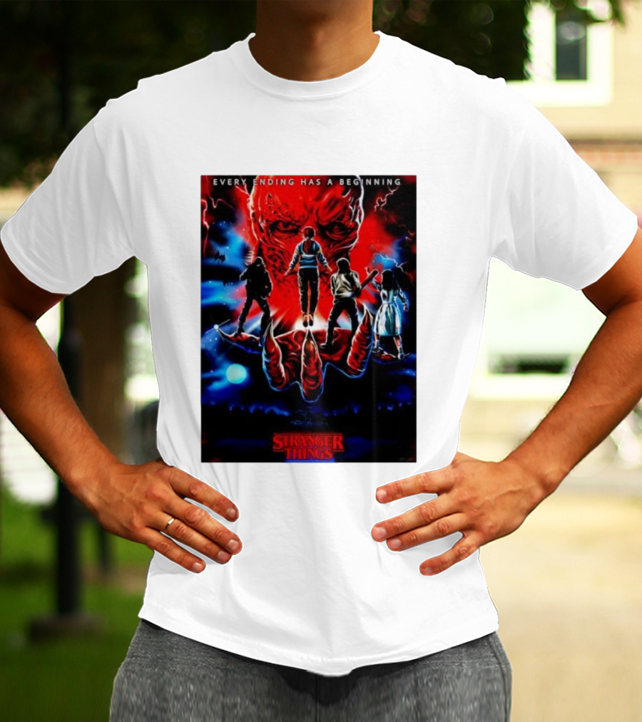 Stranger Things Every Ending Has A Beginning Halloween T-Shirt