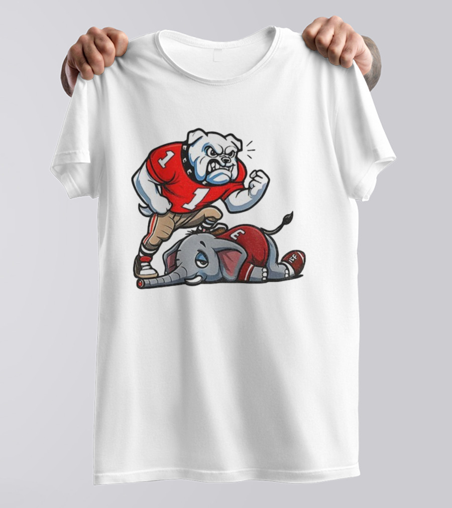 UGA Bulldogs Defeat Alabama SEC Champions Rivalry Football Victory T-Shirt