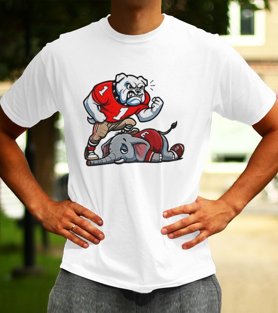 UGA Bulldogs Defeat Alabama SEC Champions Rivalry Football Victory T-Shirt