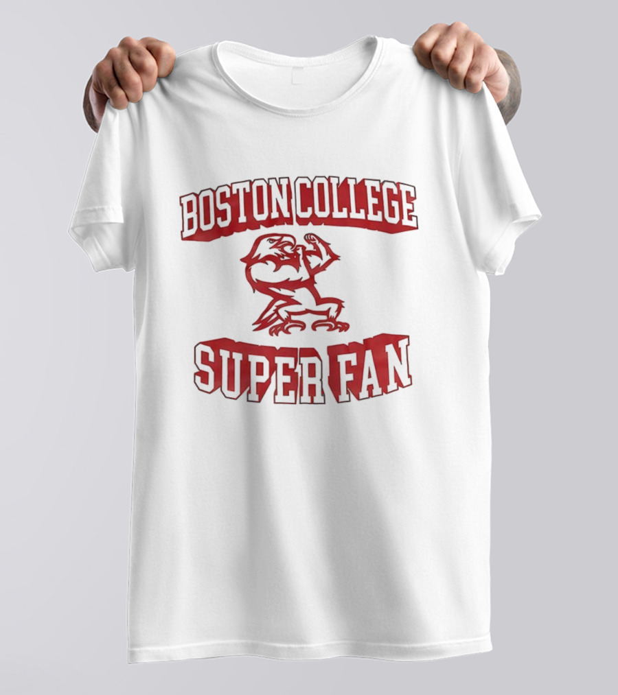 Boston College Eagles Super Fan Fierce Mascot T-Shirt