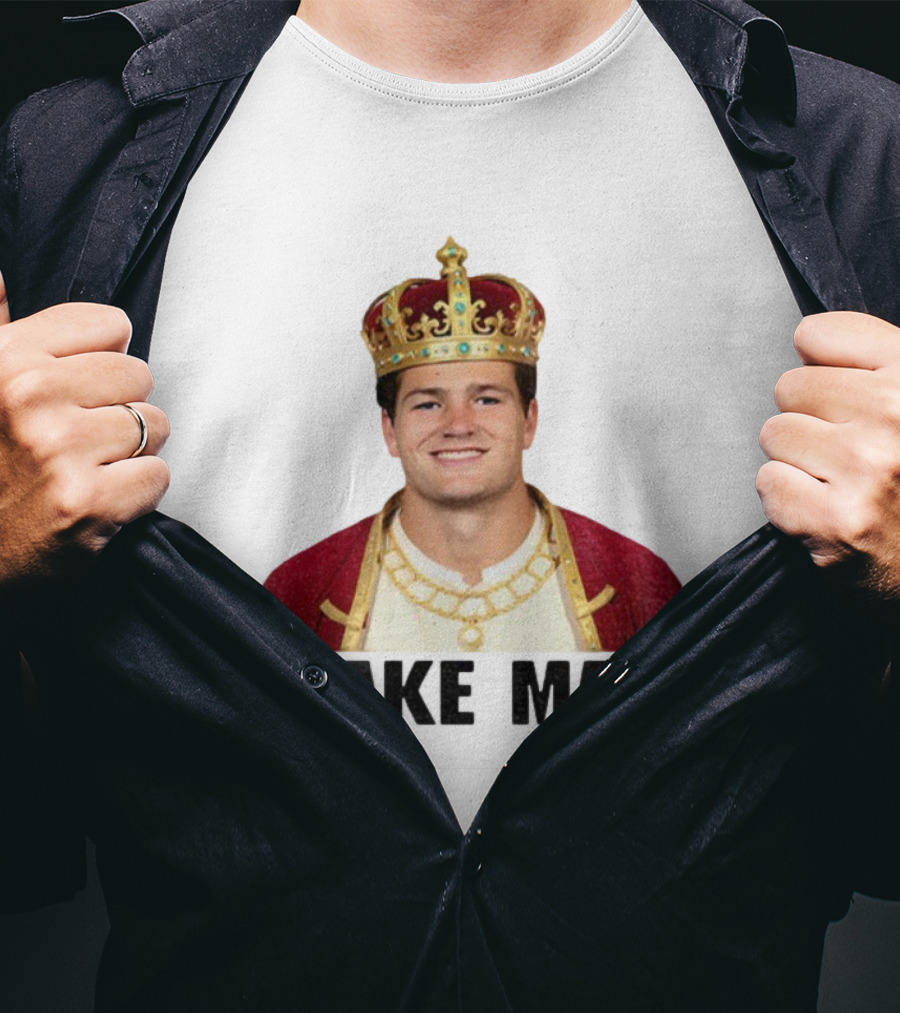 Drake Maye King Black Series New England Patriots NFL Football 2025 T-Shirt