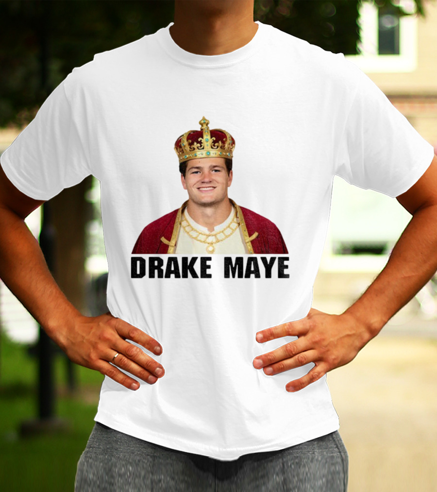 Drake Maye King Black Series New England Patriots NFL Football 2025 T-Shirt