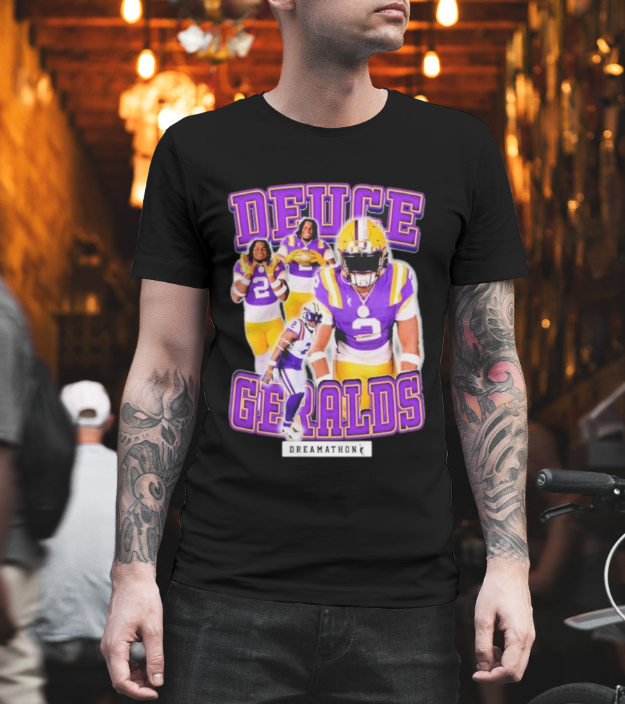 Deuce Geralds Dreamathon Football Player Highlights T-Shirt