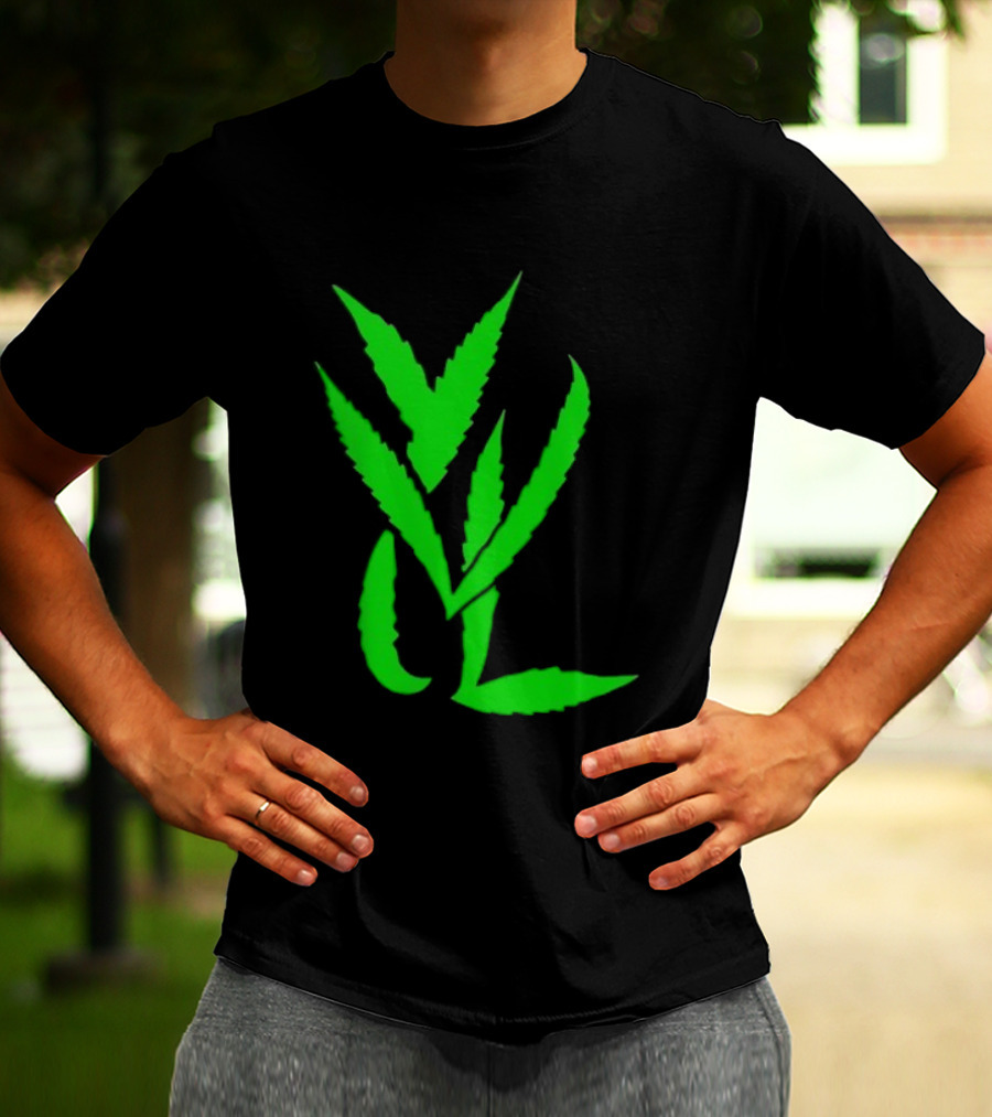 Leaves Green YVL Nature-Inspired Concept T-Shirt