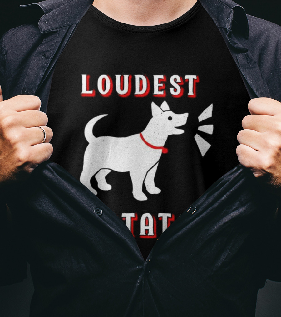 Loudest Potato Dog Funny Pet Lover T-Shirt