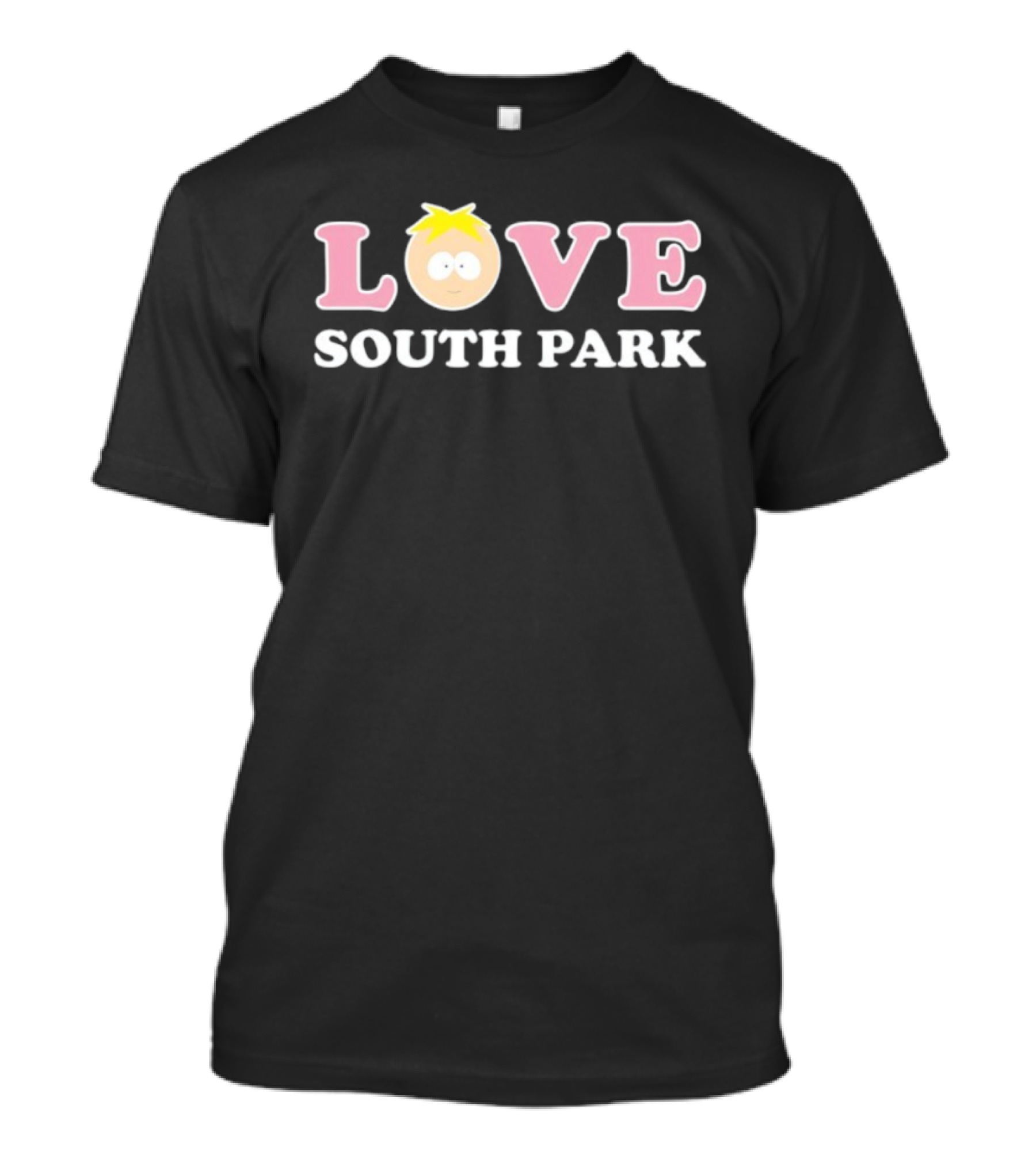 LOVE South Park Butters Head In Letter "O T-Shirt