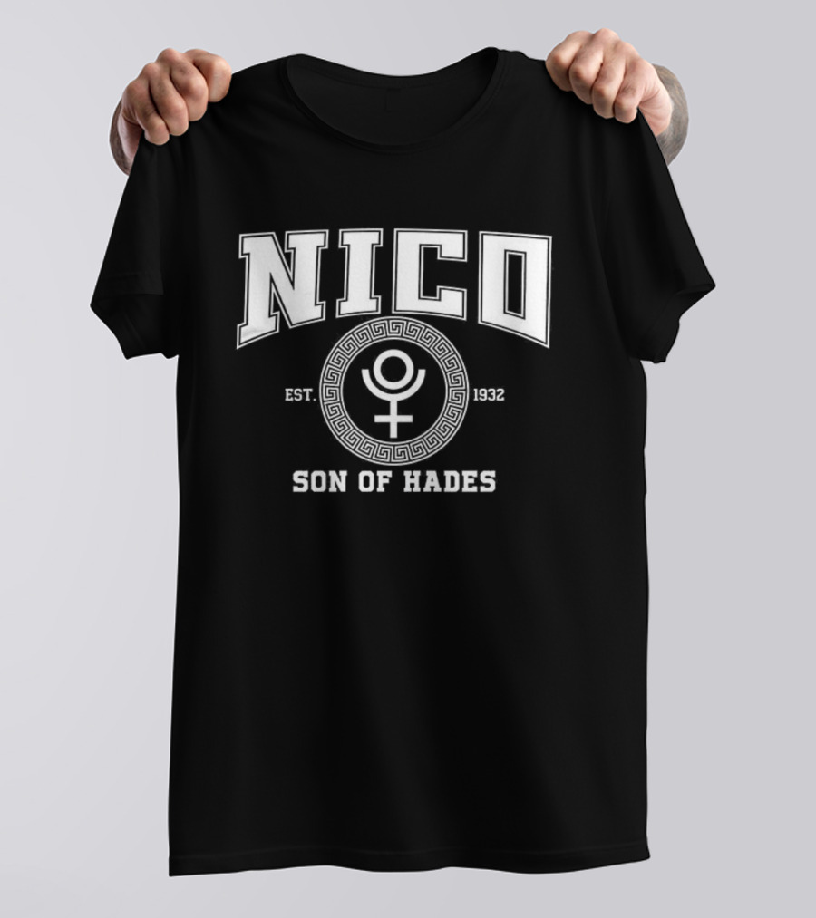Nico Son Of Hades Underworld Symbol Crest T-Shirt