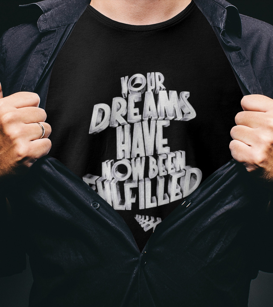 Your Dreams Have Been Fulfilled Paper Planes Heart Icon T-Shirt