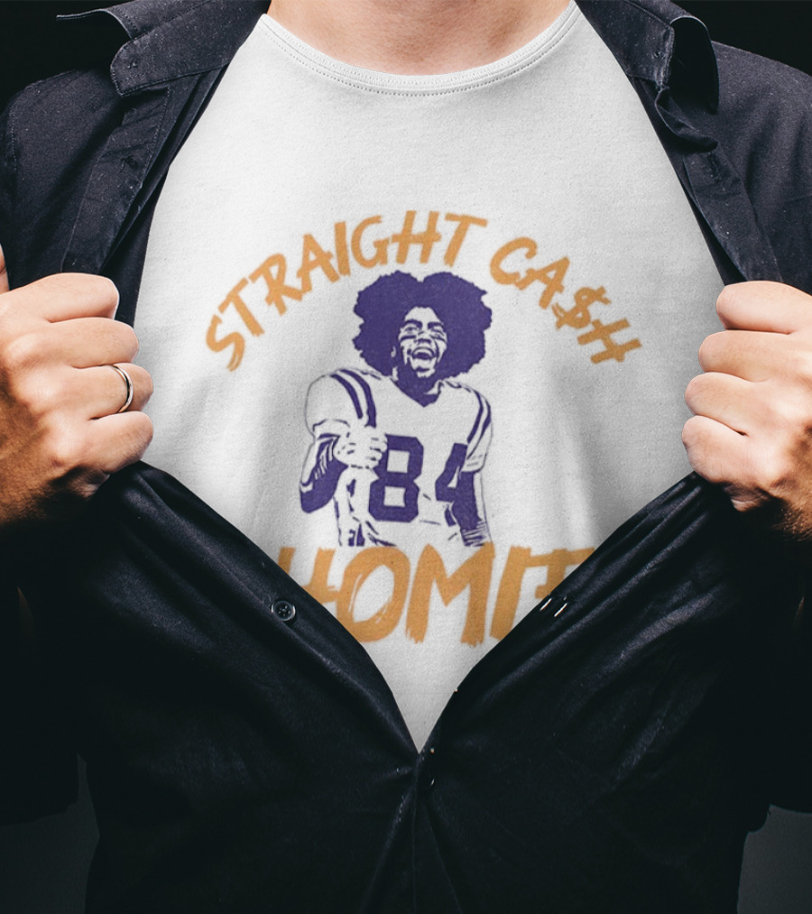 Randy Moss 84 Straight Cash Homie Minnesota Football T-Shirt