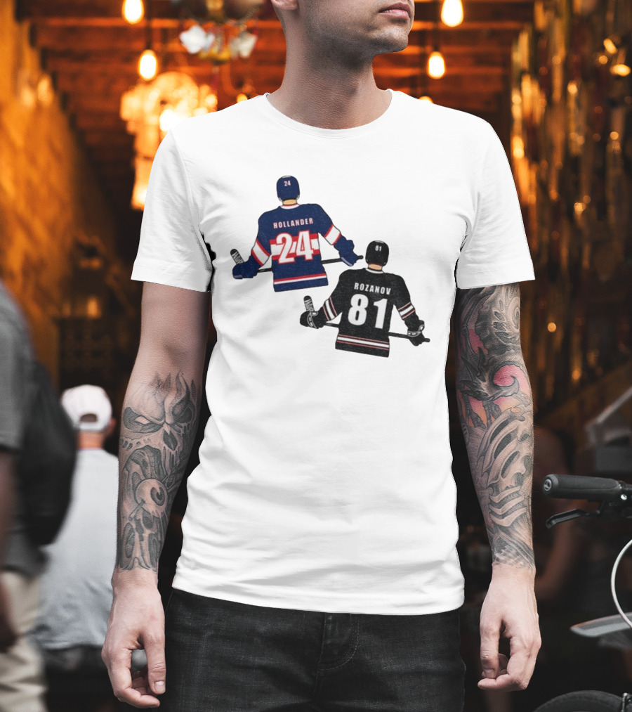 Hollander 24 Rozanov 81 Heated Rivalry Hockey Jersey Showdown T-Shirt