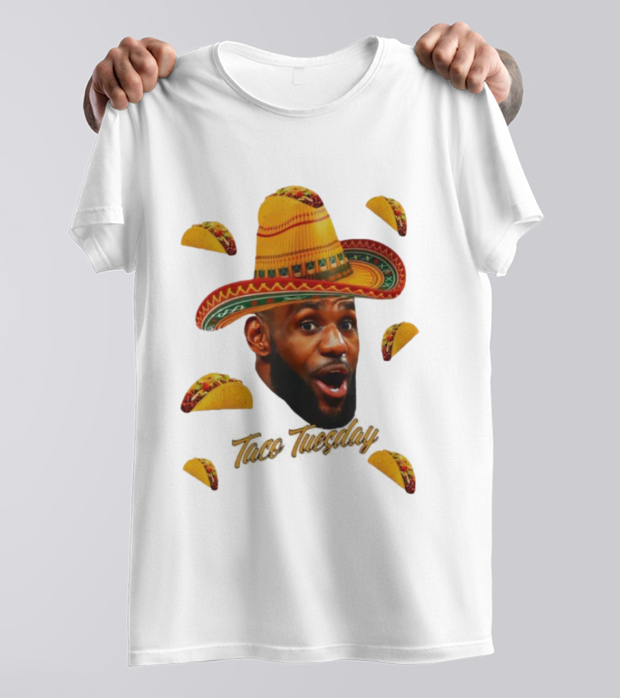 Taco Bell LeBron James Sombrero Taco Tuesday T-Shirt