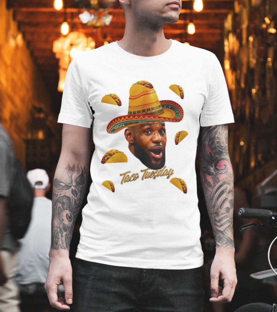 Taco Bell LeBron James Sombrero Taco Tuesday T-Shirt
