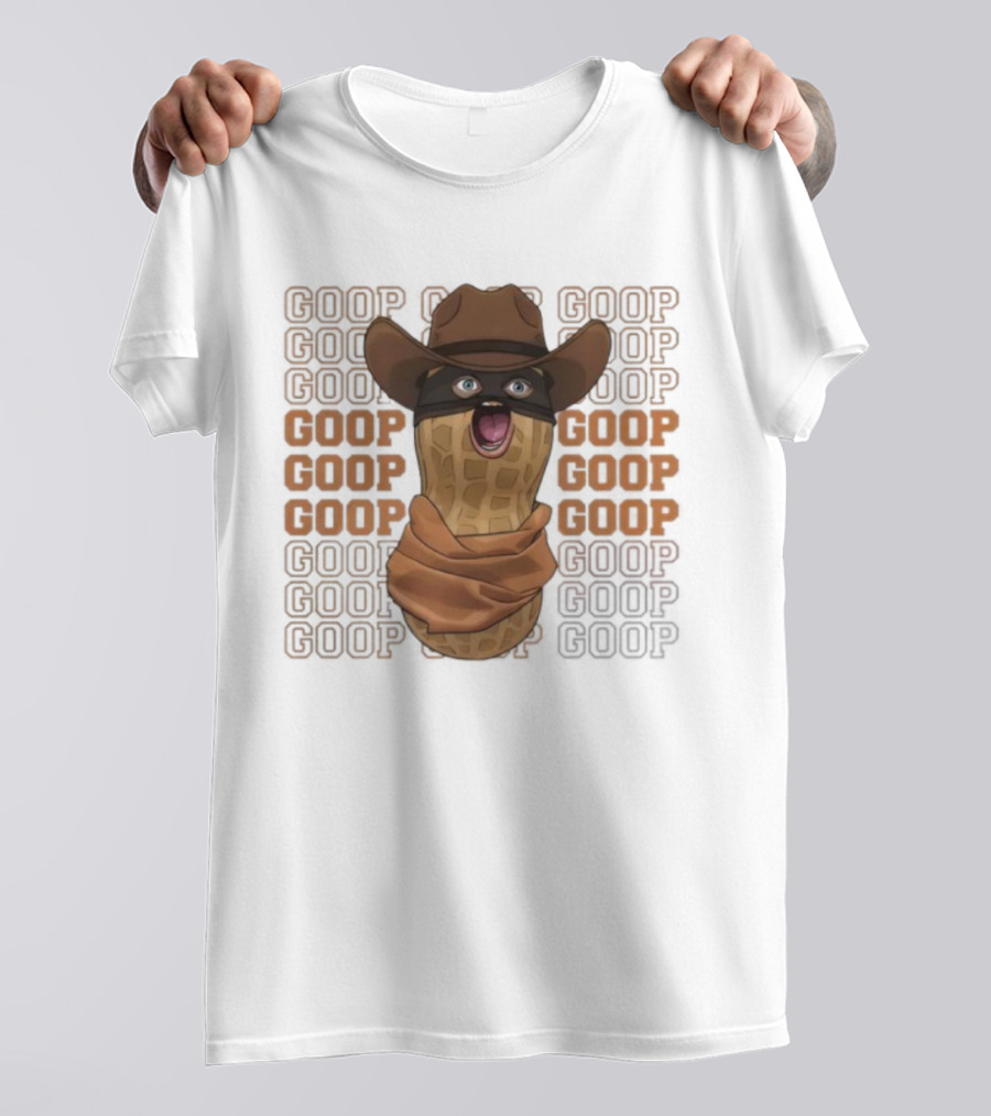 GOOP Burnt Peanut Meme Cowboy Avocado Bandit T-Shirt