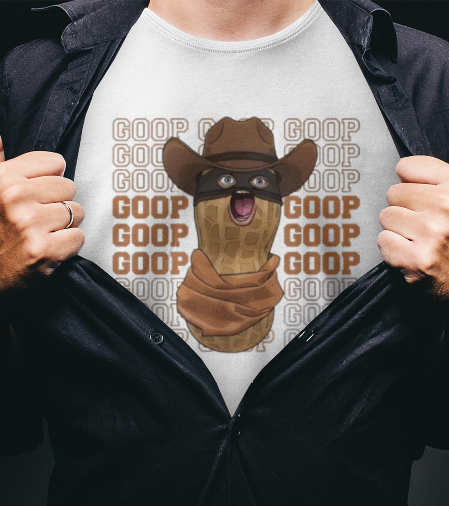 GOOP Burnt Peanut Meme Cowboy Avocado Bandit T-Shirt