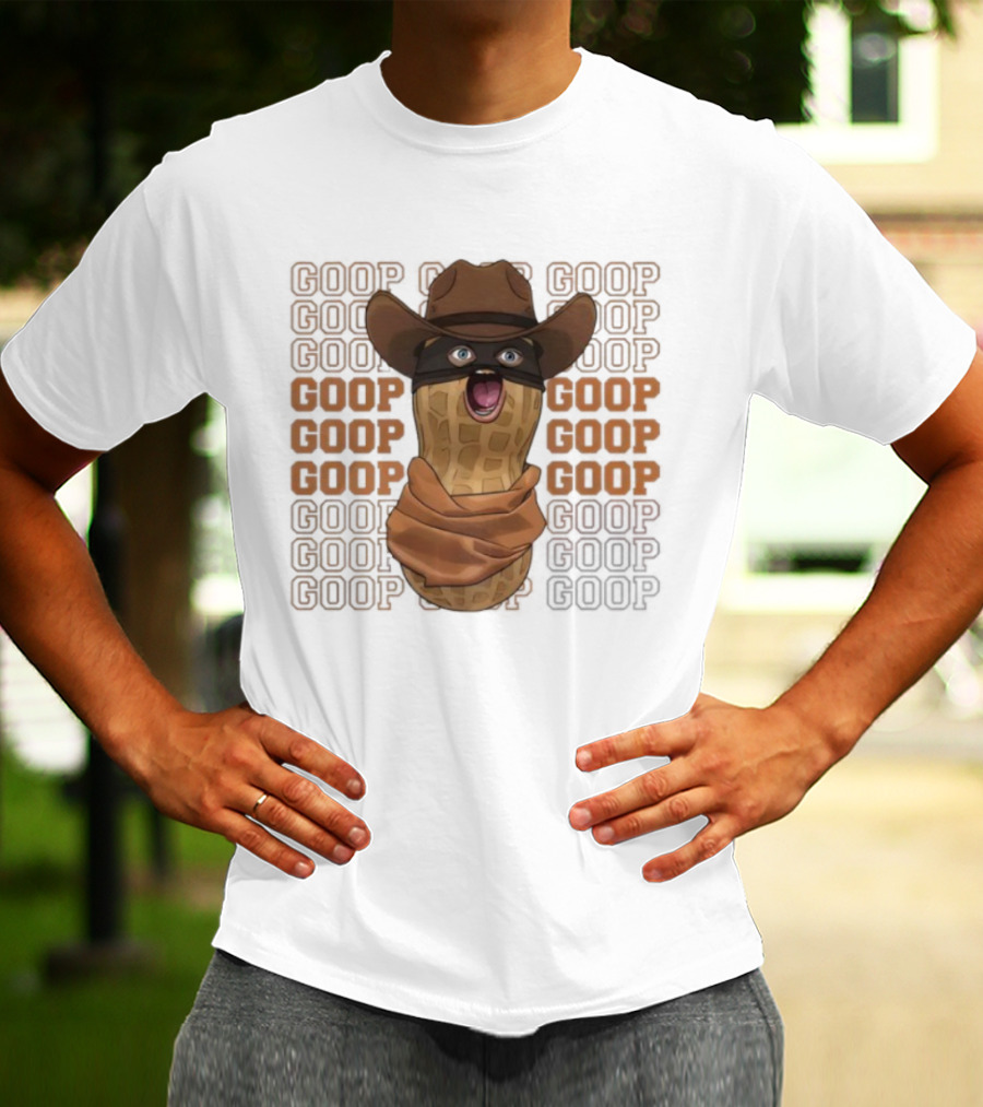 GOOP Burnt Peanut Meme Cowboy Avocado Bandit T-Shirt