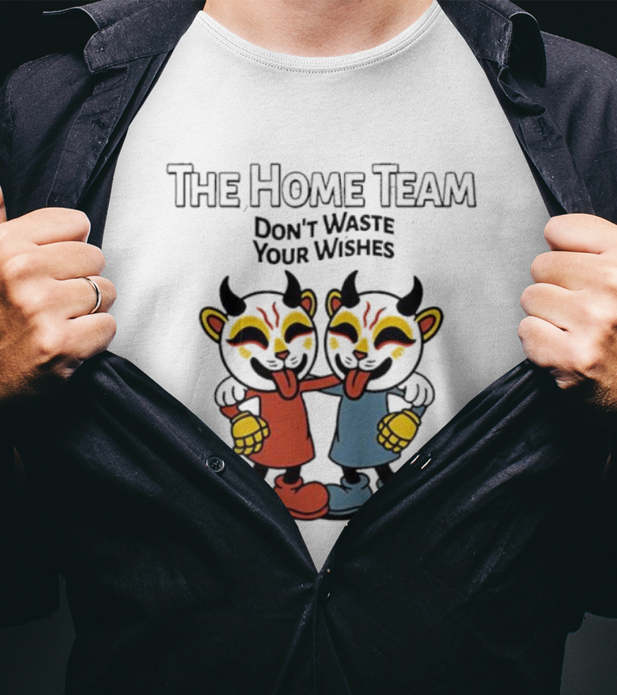 The Home Team Don’t Waste Your Wishes Album Playful Characters T-Shirt