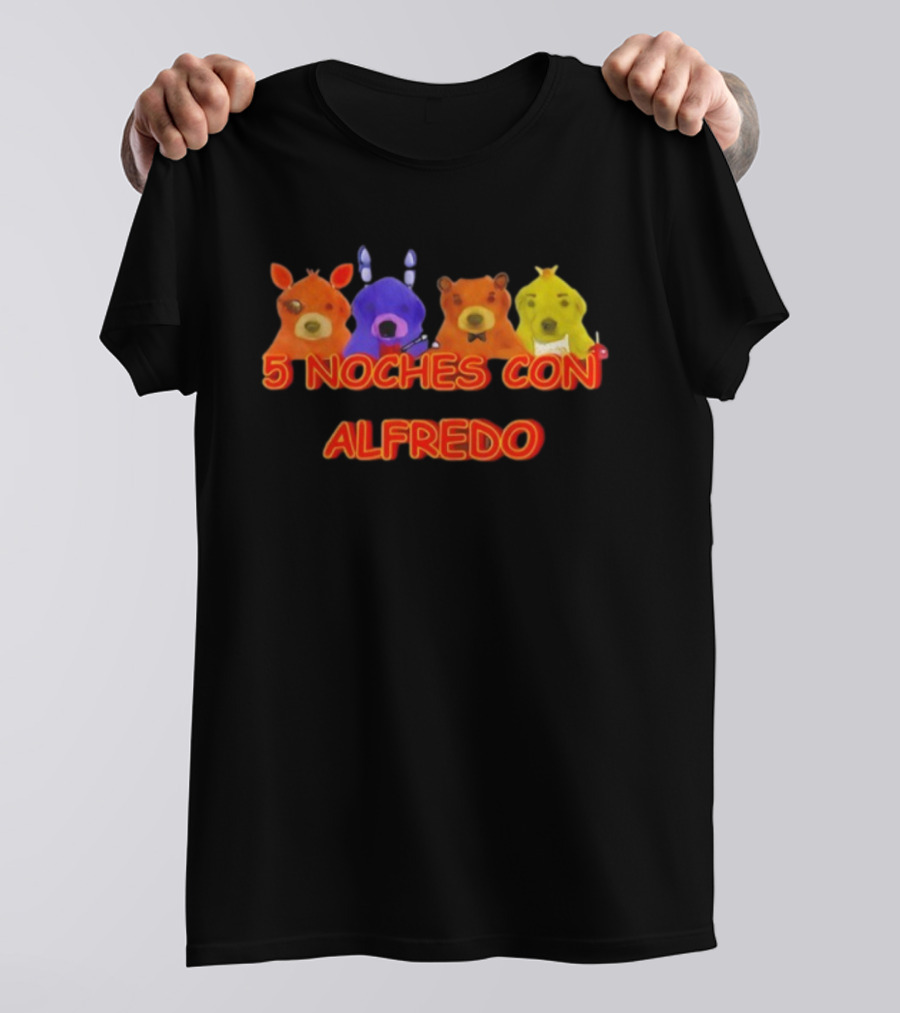 5 Noches Con Alfredo Colorful Characters T-Shirt