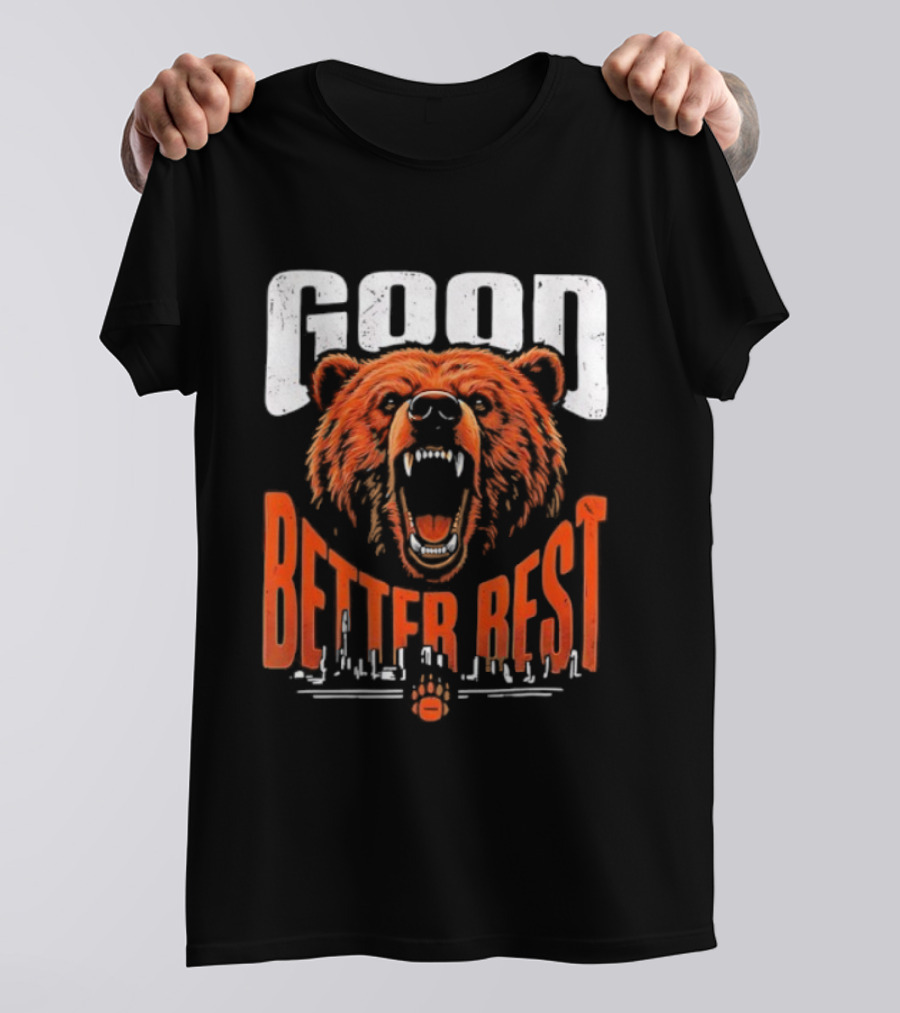 Good Better Rest Chicago Bears Never Let It Rest Football Fan Gear T-Shirt