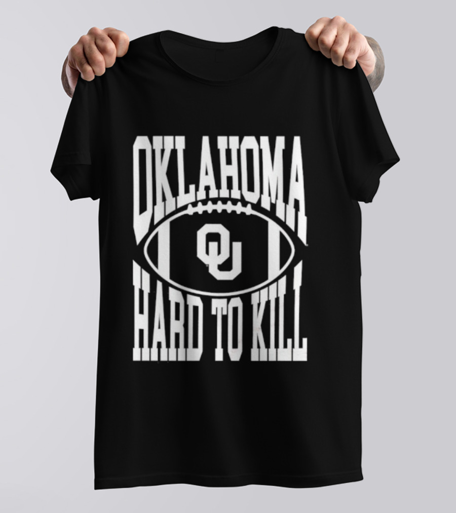 Oklahoma Hard To Kill Football O Logo T-Shirt