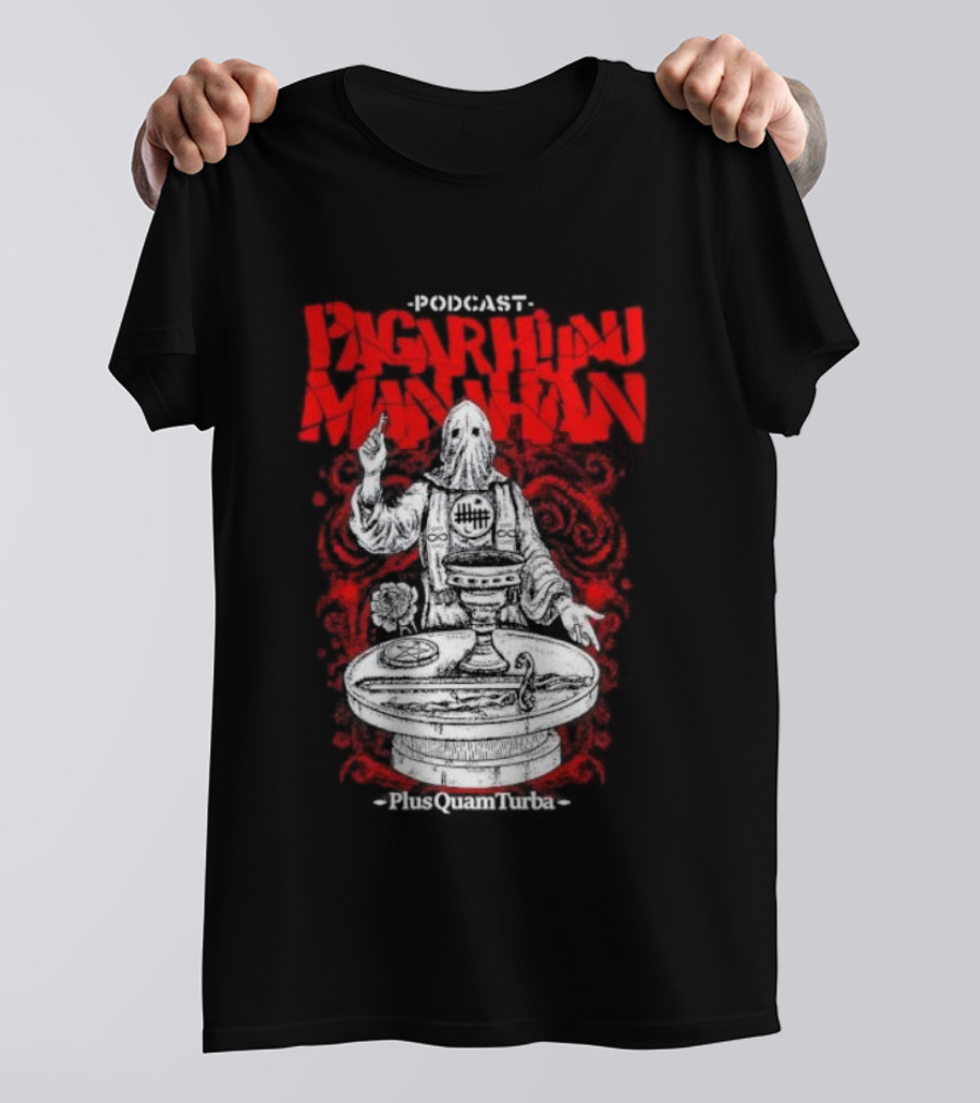 Pagar Hijau Manahan Plus Quam Turba Mystical Figure T-Shirt