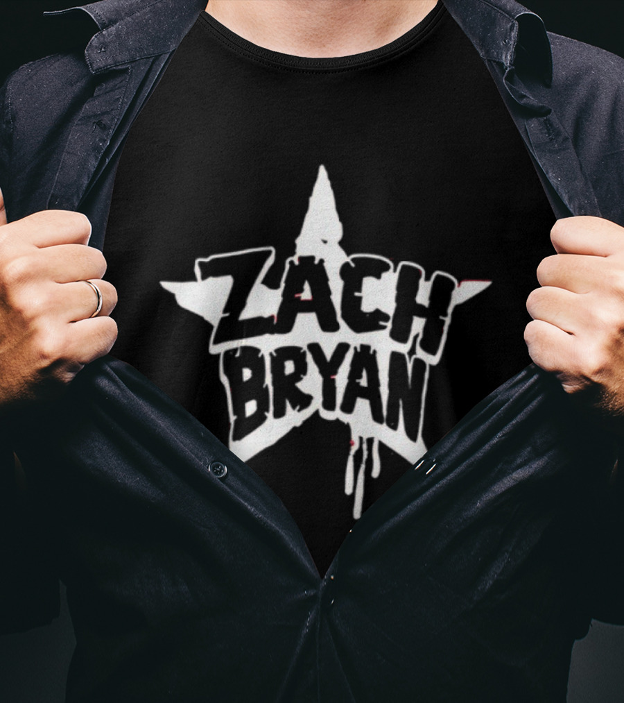 Zach Bryan Star Country Music Vintage T-Shirt