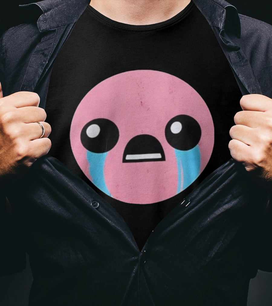 The Binding Of Isaac Crying Pink Face T-Shirt
