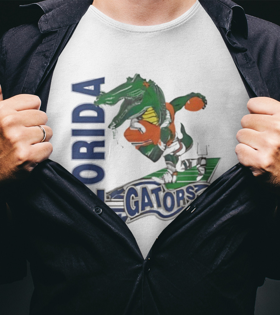 Florida Gators Vintage Mascot Football T-Shirt