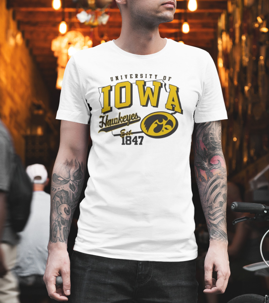 University Of Iowa Hawkeyes Est 1847 T-Shirt