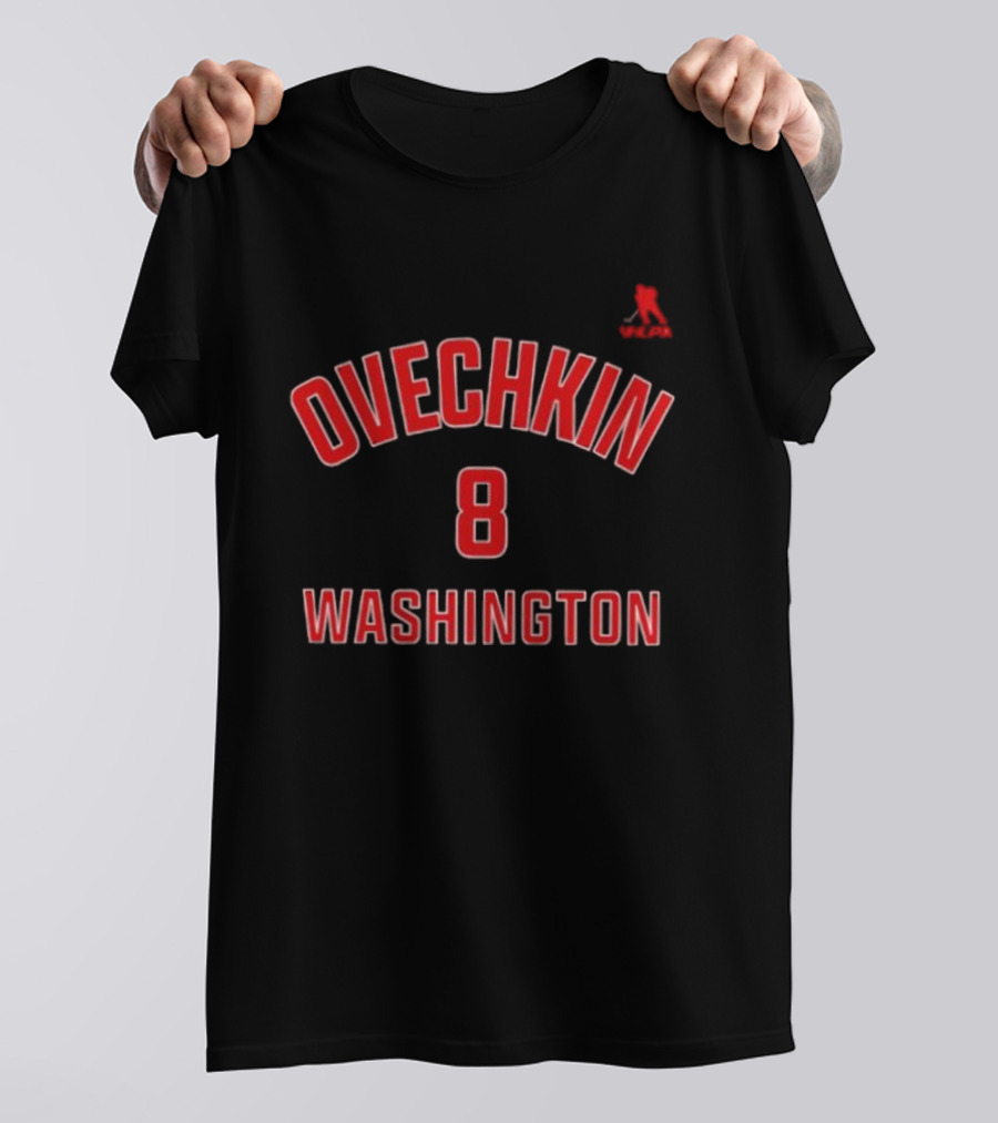 Ovechkin 8 Washington Hockey Number T-Shirt