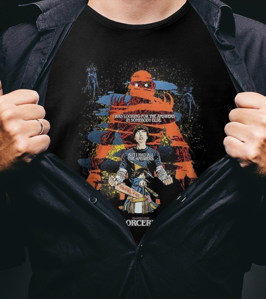 Butcher Billy Stranger Things Season 5 Sorcerer I Was Looking For The Answers In Somebody Else But I Had All The Answers T-Shirt