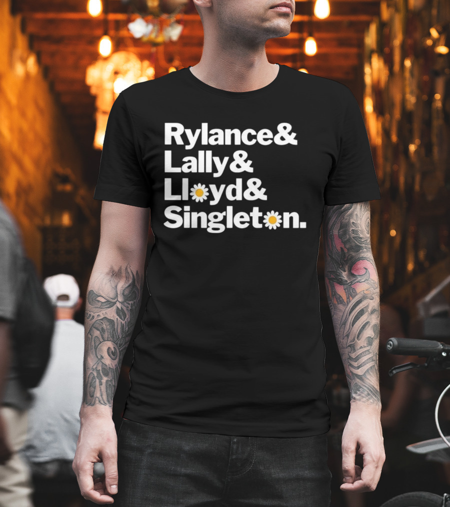 Rylance And Lally And Lloyd And Singleton Flower Accents T-Shirt