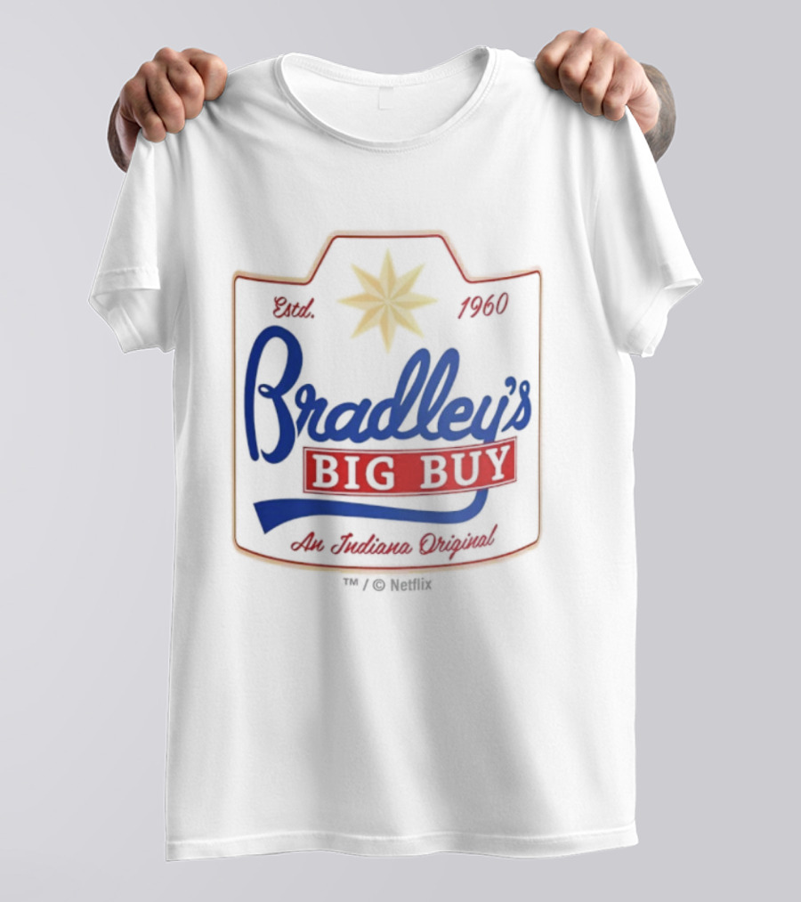 Stranger Things Season 5 Bradley's Big Buy Est. 1960 An Indiana Original T-Shirt